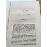 The History of the Town and County of Poole by John Sydenham. First Edition by Whittaker & Co in