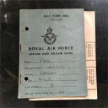 Royal Air Force service book F/L BROWN plus letter.