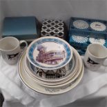 A quantity of Poole pottery to include commemorative boxed item's, boxed Royal Motor Yacht Club