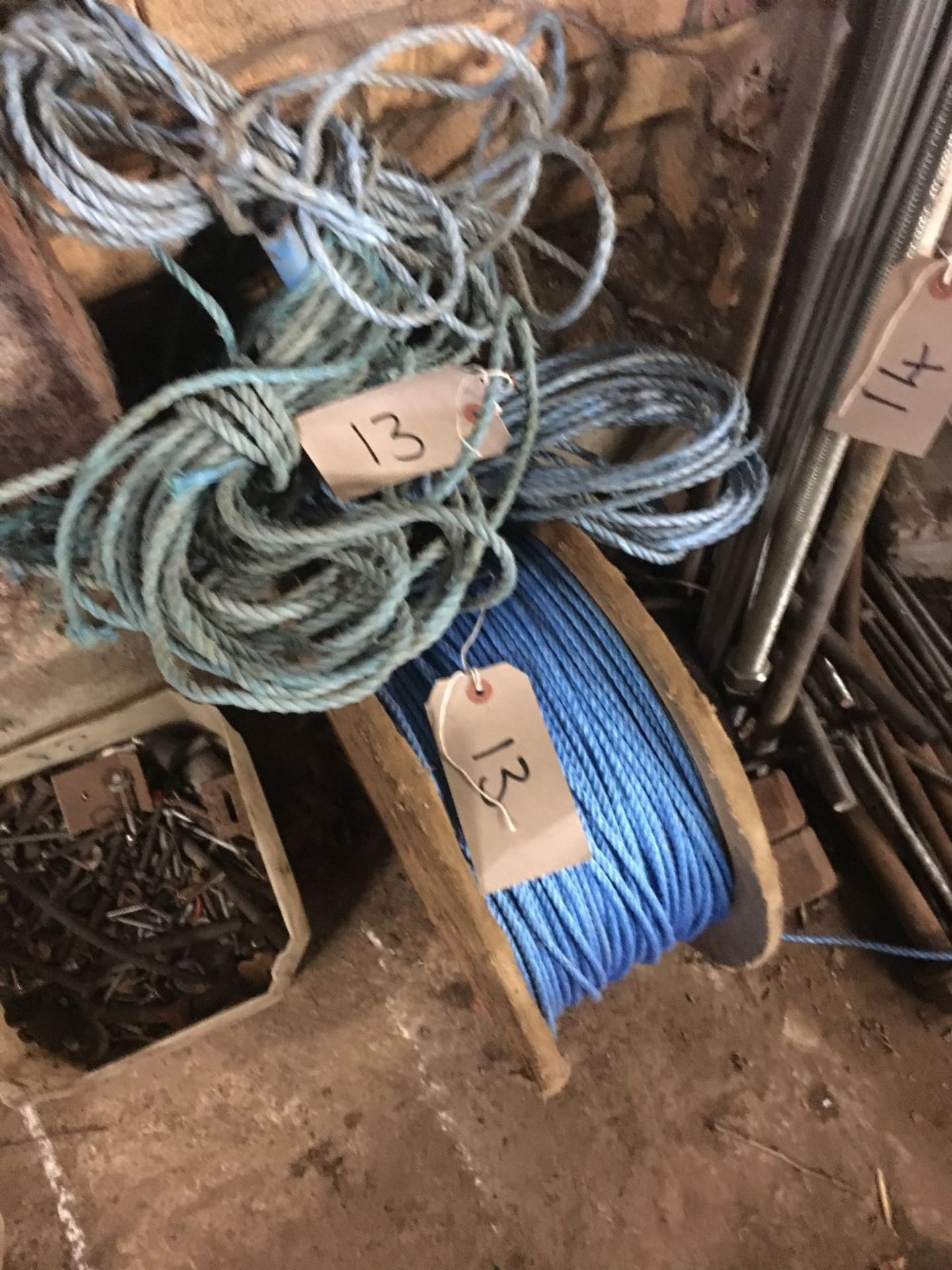 Quantity of Blue Rope and Reel