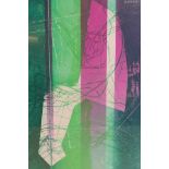 Stanley William Hayter, 'Hidden Figure', limited edition colour etching, 26 of 50, pencil signed and