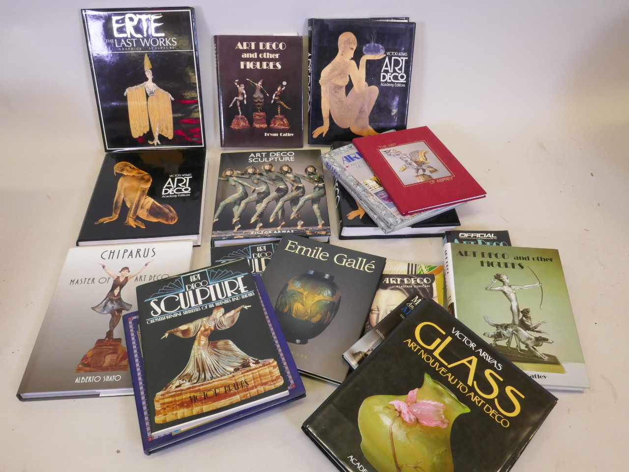 A quantity of reference books on Art Deco, including Bryan Catley, Art Deco and other figures,