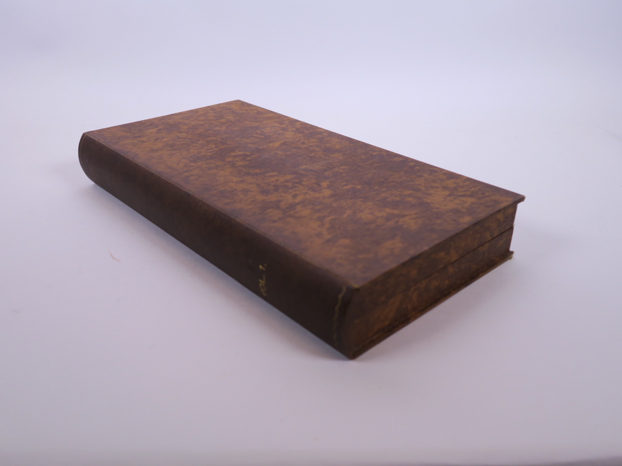 Six collectors' boxes in the form of books in a fitted mahogany cabinet, A/F - Image 2 of 3