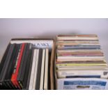 A collection of one hundred 12" LP classical records together with eighteen box sets