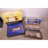 A collection of three Corgi helicopters in original boxes to include a 'Boeing-Vertol XC-47', a '