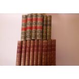 Nine volumes, 9/10, The Life of Samuel Johnson by James Boswell published in London by Henry G Bohn,