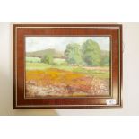 An oil on canvas board, landscape, unsigned, possibly Horace Sherrington, 13" x 10"