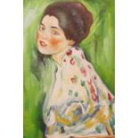 After Gustav Klimt, 'Portrait of a Lady', oil on canvas, 20½" x 24½"