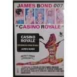 An original Italian foglio (one sheet) film poster for Casino Royale (1967), framed, previously