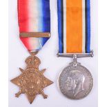 19th Hussars 1914 Star With Mons Bar Pair of Medals