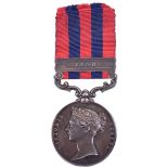 Indian General Service Medal 1854-95 80th (Staffordshire Volunteers) Regiment of Foot