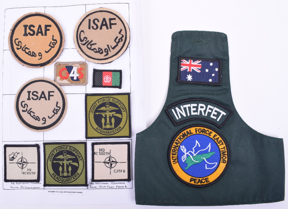 Large Quantity of Modern British Armed Forces TRF Patches
