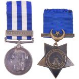 Duke of Cornwall’s Light Infantry Egypt 1882 Medal Pair