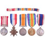 A Fine Persian Gulf Operations and WW1 Battle of Jutland Medal Group of Five