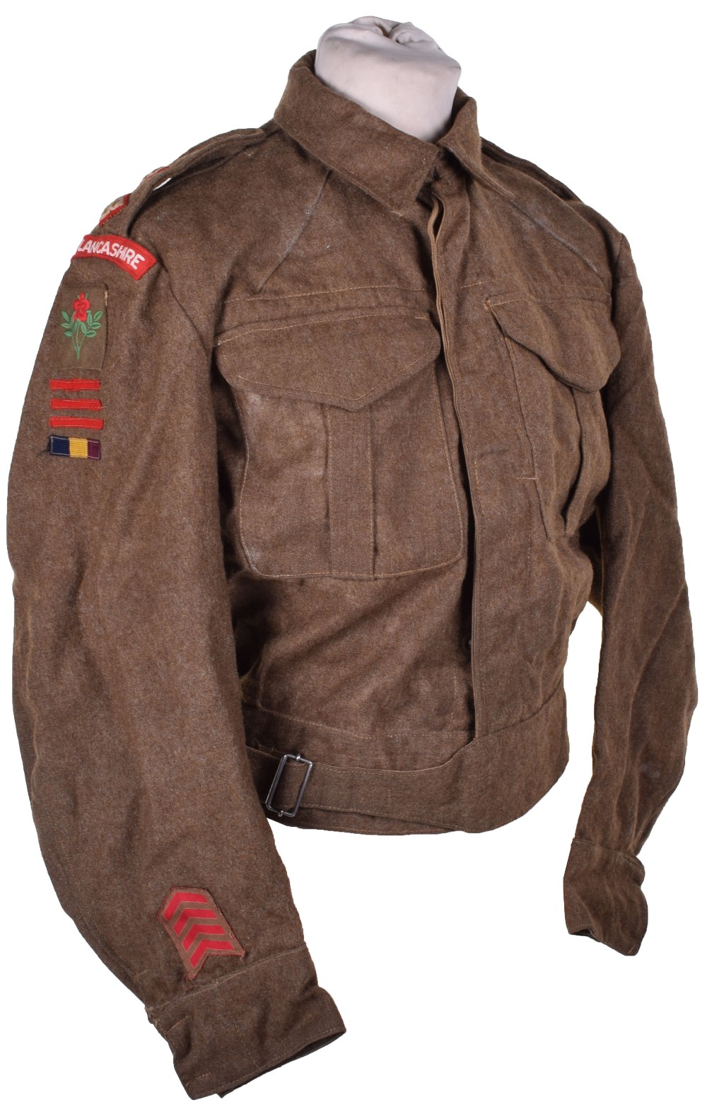 WW2 1/4th Battalion South Lancashire Regiment 55th (West Lancashire) Infantry Division Officers Batt