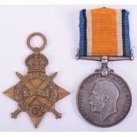 Loyal North Lancashire Regiment Battle of Festubert 1915 Casualty Pair of Medals