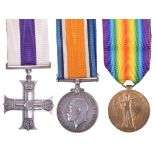 A Fine Great War Buckinghamshire Battalion Trench Mortar Officers Military Cross Group of Three Awa