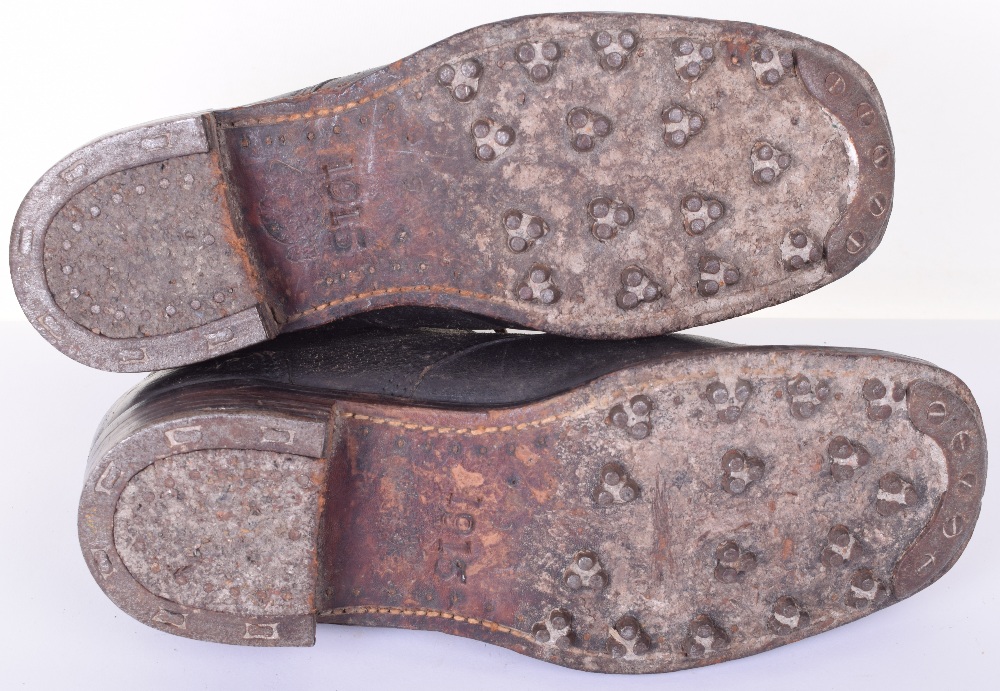 Great War Period Ankle Boots - Image 3 of 4