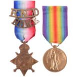 Royal Naval Division Howe Battalion 1914 Star Medal Pair