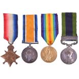 An Interesting Royal Sussex Regiment Great War Haviz Theatre of War and Indian General Service Medal