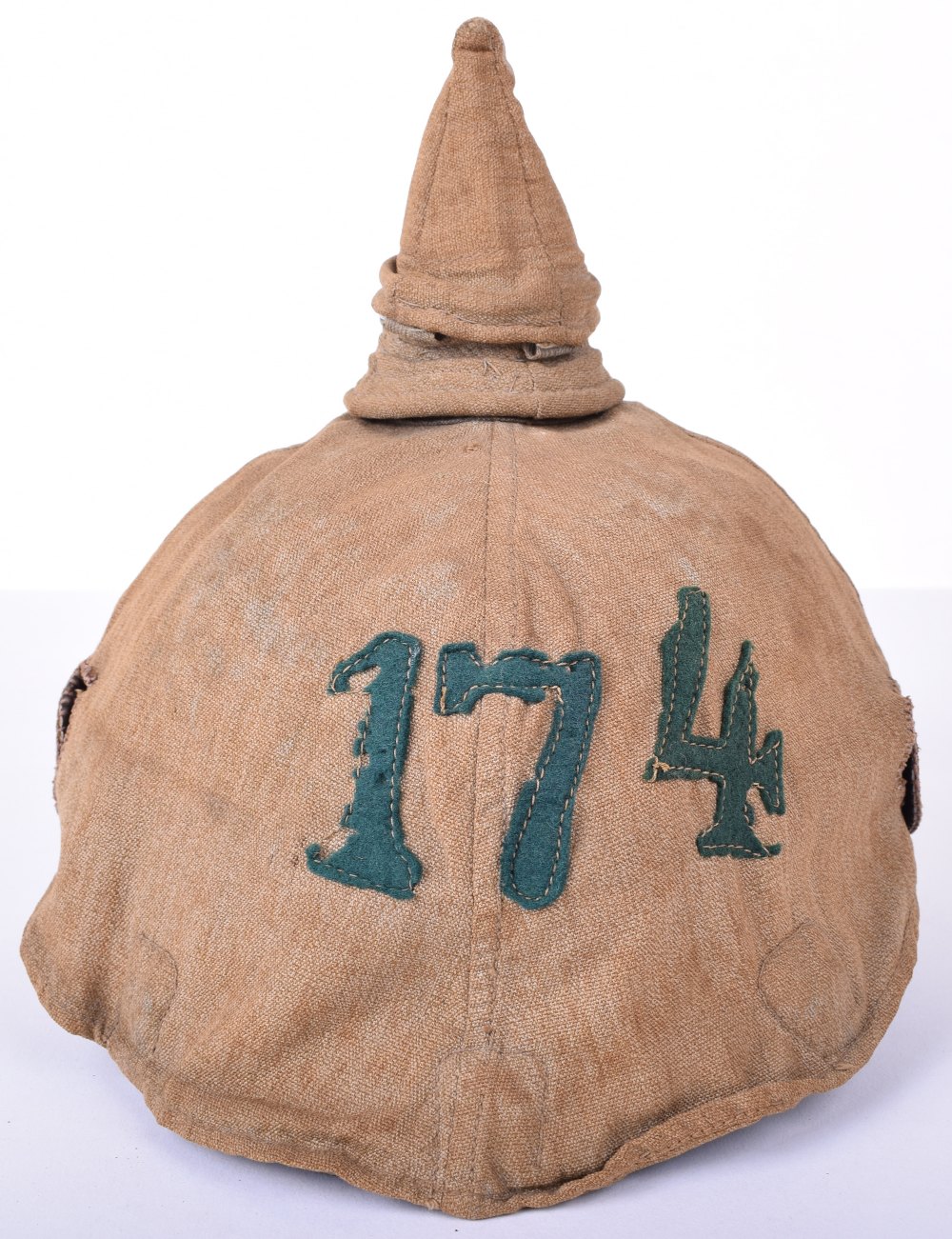 Prussian Other Ranks Pickelhaube with Original Trench Cover - Image 3 of 19