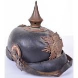 Saxon Reserve Regimentally Marked Enlisted Mans Pickelhaube