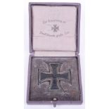 Iron Cross 1st Class in Presentation Case