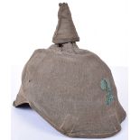 Bavarian 2nd Infantry Regiment Other Ranks Pickelhaube Complete with Original Trench Cover