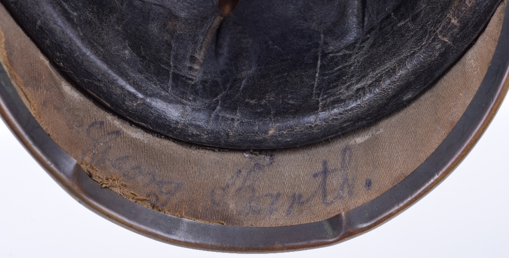 Saxon Reserve Enlisted Mans Ersatz Pickelhaube - Image 11 of 12