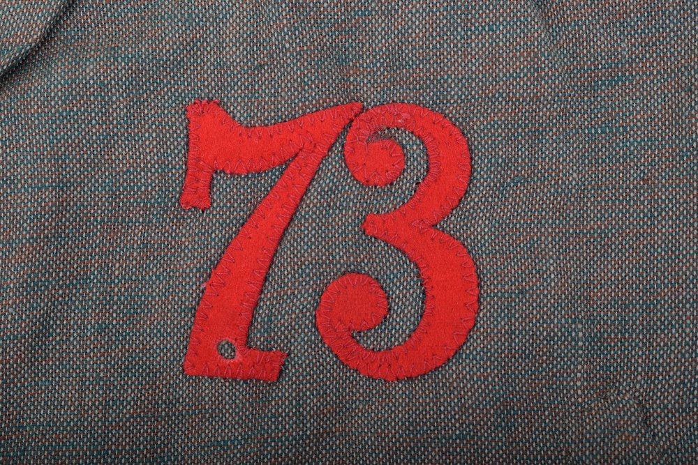 Early Red Numbered ‘Regiment 73’ (Hanoverian) Other Ranks Pickelhaube Helmet Cover - Image 2 of 8