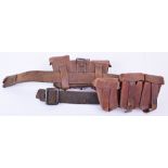 WW1 German Cavalry Belt and Ammunition Pouches