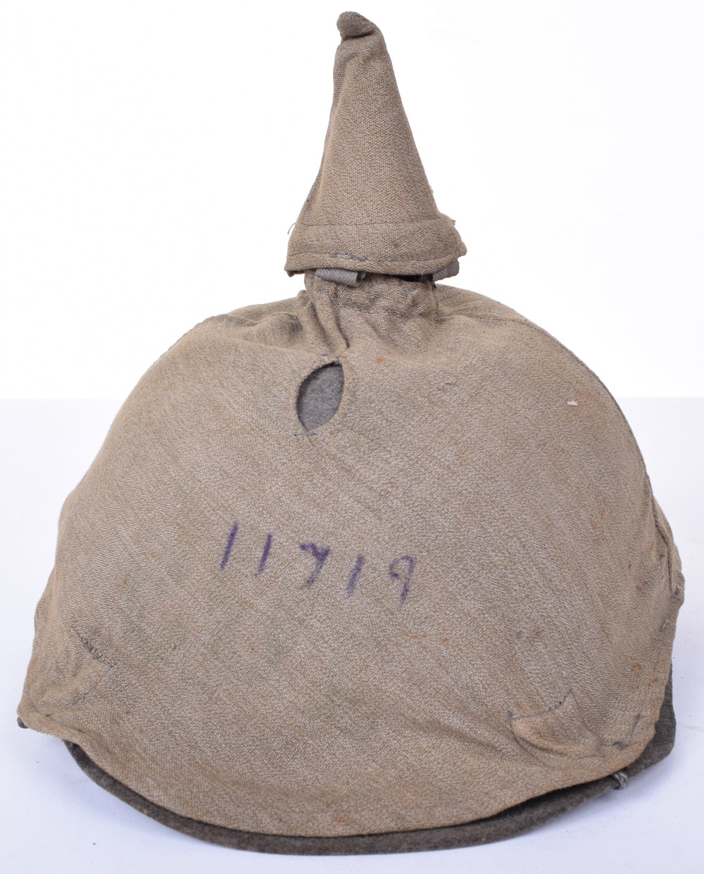 Baden Reserve Regiment 109 Other Ranks Ersatz Felt Pickelhaube with Original Regimentally Marked Tre - Image 4 of 20