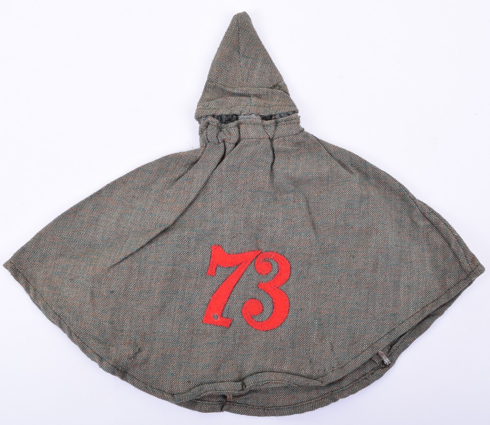 Early Red Numbered ‘Regiment 73’ (Hanoverian) Other Ranks Pickelhaube Helmet Cover