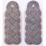 Matched pair Bavarian Infantry Officers Majors Shoulder Boards