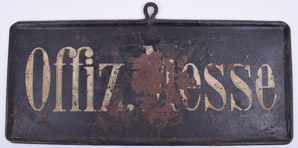 German Officers Trench Sign