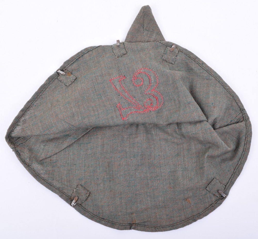 Early Red Numbered ‘Regiment 73’ (Hanoverian) Other Ranks Pickelhaube Helmet Cover - Image 4 of 8