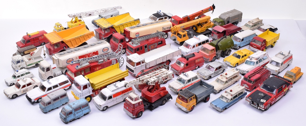 Quantity of Unboxed Playworn Dinky Toys Commercial Models,