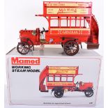 Mamod boxed live steam LB1 Double Decker open top General Bus