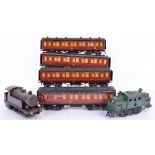 Bowman 0-4-0 tank engine and Stedman & Co passenger coaches