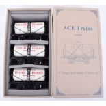 Ace Trains London 0 gauge United Dairies Milk Tanker Set A