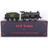 Ace Trains London 0 gauge SR Q Class 540 Green 0-6-0 Locomotive and Tender