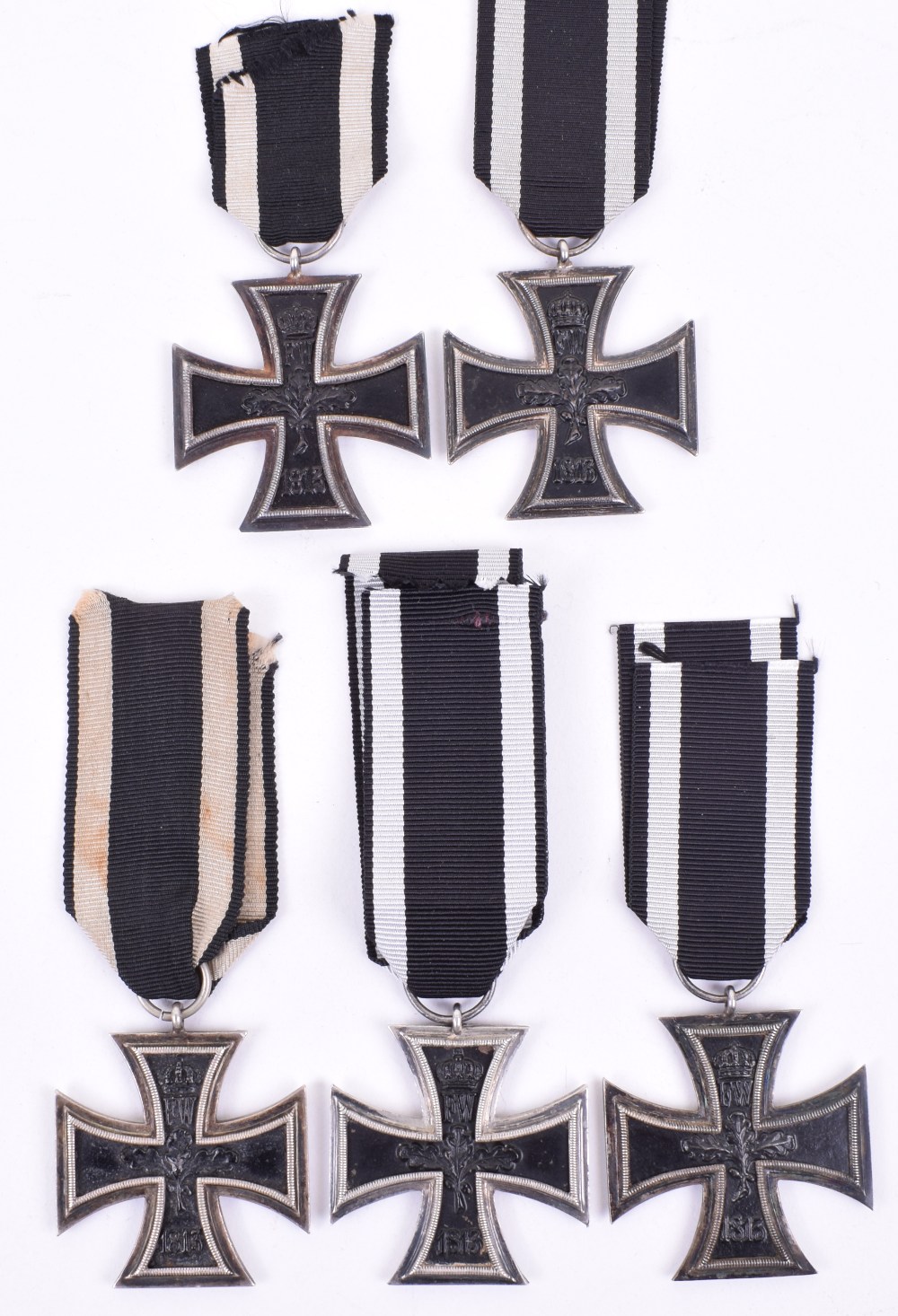 5x WW1 Imperial German Iron Cross 2nd Class Medals - Image 2 of 2