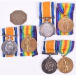 3x WW1 British Medal Pairs