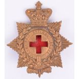 Victorian Medical Staff Corps Quilted Shako Plate