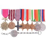WW2 Polish Cross of Merit and Monte Cassino Medal Group of Eight Awarded to Corporal Eugeniusz Baude
