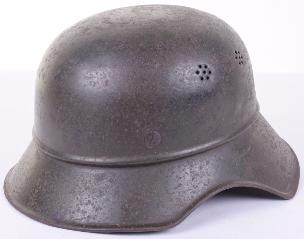 WW2 German Luftschutz Gladiator Pattern Steel Helmet