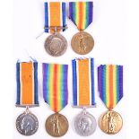 3x WW1 British Medal Pairs