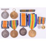 3x WW1 British Medal Pairs