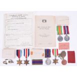 WW2 Canadian Lorne Scots Officers Medal Group