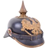 Prussian Train Battalion Enlisted Mans Pickelhaube